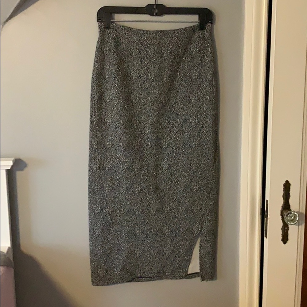 Fitted Midi Skirt